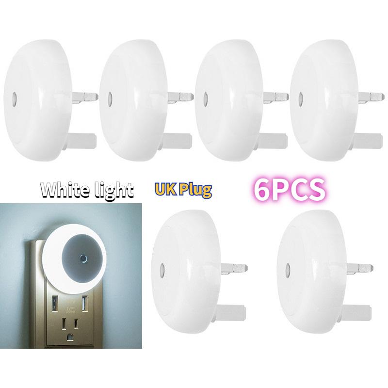 Intelligent Light Control Induction Light, Small Night Light, White Light, Blue Light, Red Light, Warm Light, Amber Light, Smart Home