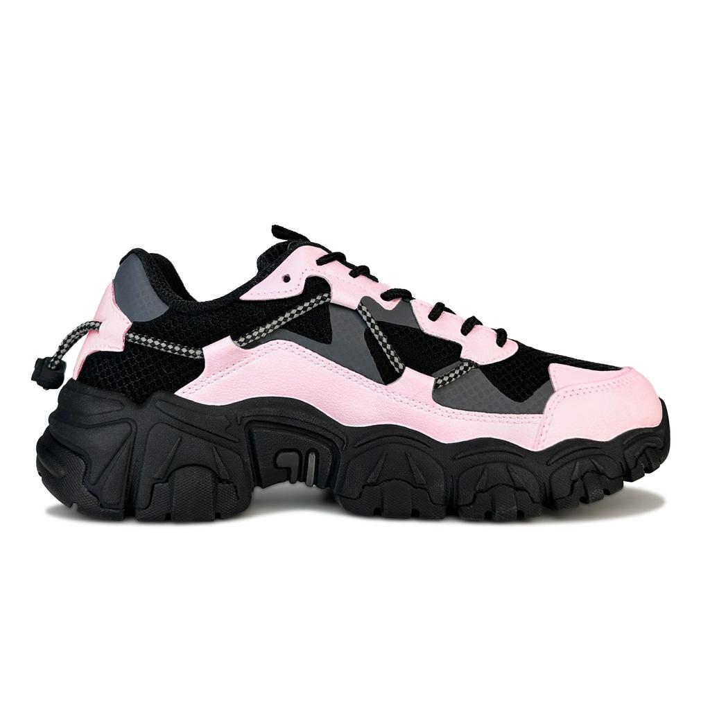 Fila Розовая лапка, Крутой кот, Мерцающий кот, Амортизация, Низкие, Массивные кроссовки, Унисекс, Романтичный розовый 1JM02570H-001(Команда79-)