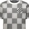 Жаккардовый топ с коротким рукавом Damier 1AHEBC