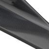 2Pcs Carbon Fiber Car Side Skirt Spoiler Rocker Splitters Anti-Scratch Wings