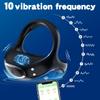 Bluetooth беспроводной пульт дистанционного управления вибрирующее кольцо на член кольцо для пениса с задержкой эякуляции вибратор для взрослых секс-игрушка для мужчин мастурбатор