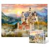 500-piece Jigsaw Puzzle / Brilliant Sunset At Neuschwanstein Castle, Popular Korean Puzzle