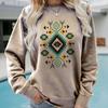 Autumn Winter Casual 3D Printed Women Hoodie Pullovers Fashion Loose Long Sleeve Round Neck Sweatshirts