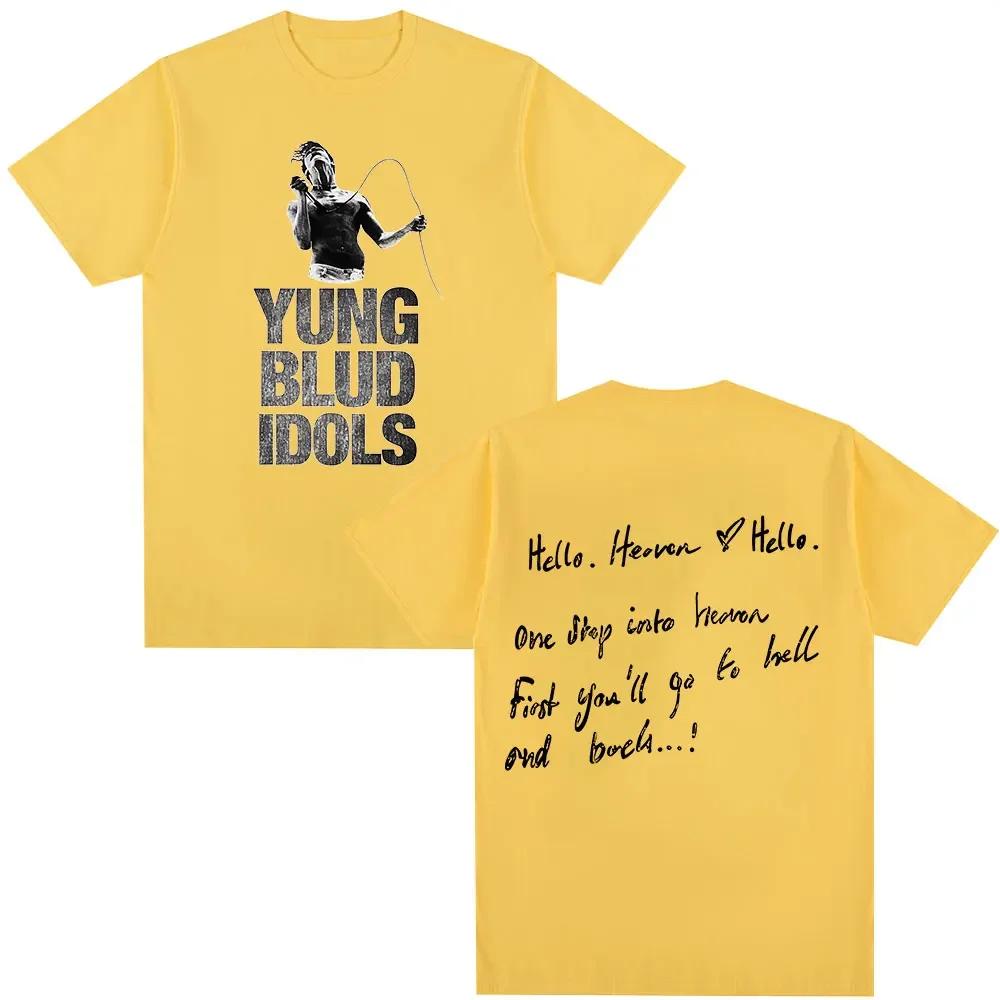 Yungblud Idols Album Tour 2025 T Shirt Unisex Wounisex Hip Hop Short Sleeve Tshirts Casual Cotton Oversized Tee Shirt Tops Streetwear
