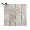 Natural Shell Square Coaster Mosaic Heat Insulation Home Decoration Placemats Photography Props Mats for Family Dining Table Coffee Shop