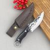 Ручная ковка Тесак для мяса Нож для нарезки Кухонные ножи шеф-повара Нож для обвалки Овощерезка