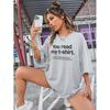 Your Read My T-Shirt Letter Street Hip Hop Printed T-Shirts Women Cotton Brand Short Sleeve Breathable Casual Clothing Women's