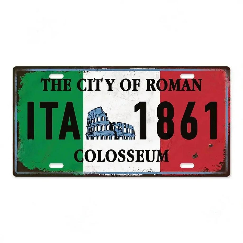 Париж Берлин Мадрид Москва Металлические Жестяные Вывески Винтажная Табличка Автомобильный Номерной Знак Рельефная Бирка Гараж Бар Пабы Клубы Домашний Настенный Декор