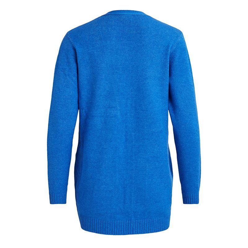 Кардиган средней длины с карманами тонкой вязки Женский VILA