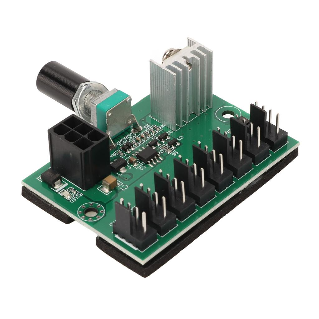 Контроллер-концентратор вентилятора NKFV8 1 DC 12V PWM 8-канальный компьютерный вентиляторный концентратор для ПК 4pin 3pin 2pin