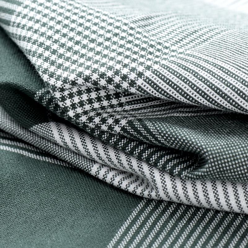 Классический покрой из чистого хлопка, деловая мужская клетчатая рубашка, качественные клетчатые мужские топы с длинными рукавами и нагрудным карманом, офисные повседневные