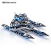 Microworld 3D Металлические Пазлы Игры Военный Лидер Военный Корабль Линкор №1 Модели для Сборки DIY Пазлы Игрушки Подарки на День Рождения Для Взрослого Ребенка