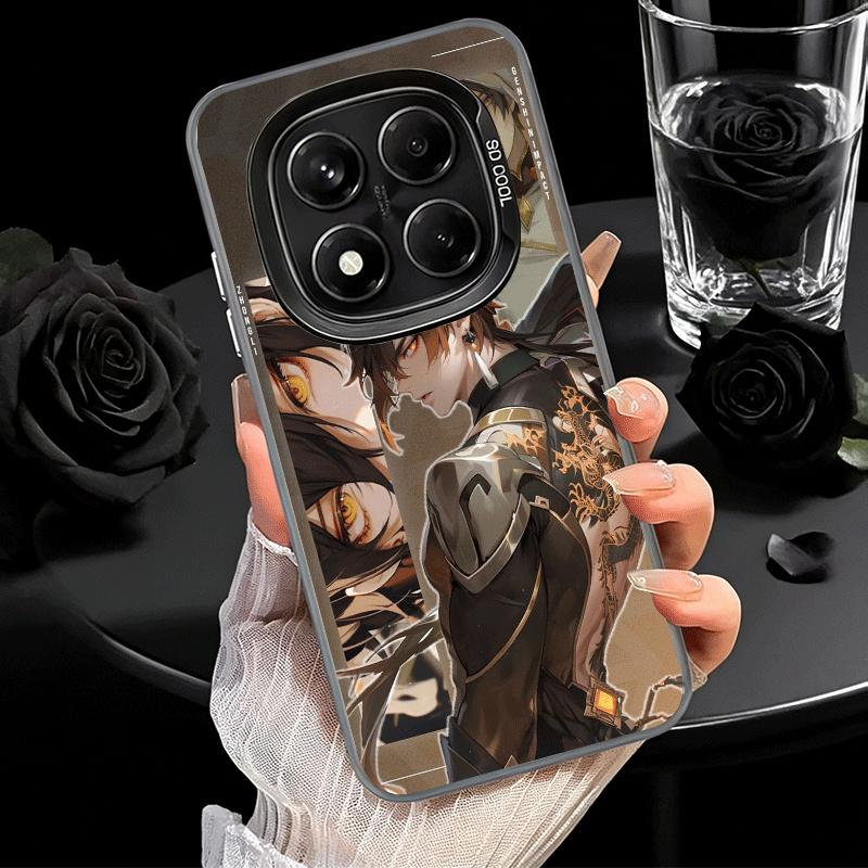 Мягкий чехол для телефона Genshin Impact Чжун Ли для Xiaomi Redmi Note 13 14 15 Pro Plus 12S 12 11S 11 11T 10S 10 Ударопрочная задняя крышка Sh