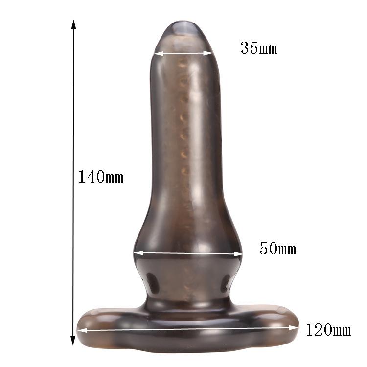 Мягкий силиконовый анальный тренажер, товары для секса, анальный туннель, Анальная пробка, массажер простаты, полая анальная пробка, мужской пенис