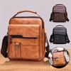 Men's Vintage Leather Crossbody Shoulder Bags High Quality Tote Fashion Business Men Messenger Bag Leather PU Bags