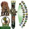 24 Projection Cartoon Toy Watches 3D Dinosaur Student Wristwatches New Year Gifts