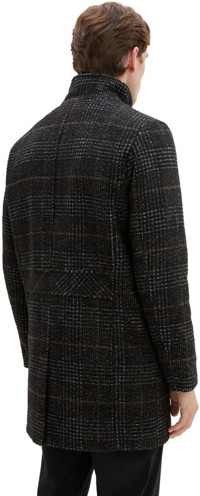 Пальто Tom Tailor 2 в 1 Mantel (1037349) темно-серый шерстяной в клетку