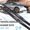 2x для Toyota Highlander Kluger XU70 2022 передние щетки стеклоочистителя резиновые щетки для чистки окон шайбы авто