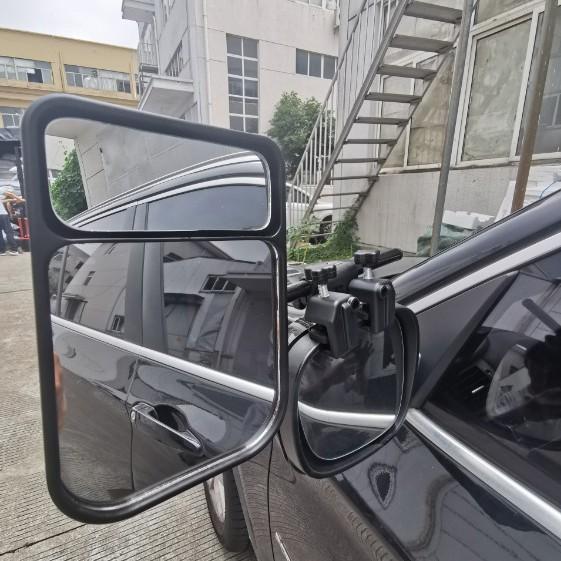 Caravan Towing Extended Rearview Mirror with Clip-on Mount, 7 inch Wide View