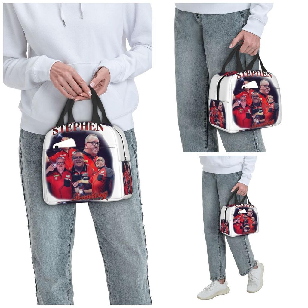 Stephen Bunting Bootleg Insulated Lunch Bag for Kids School Cooler Thermal Food Box Tote Leakproof Lunch Boxes Container