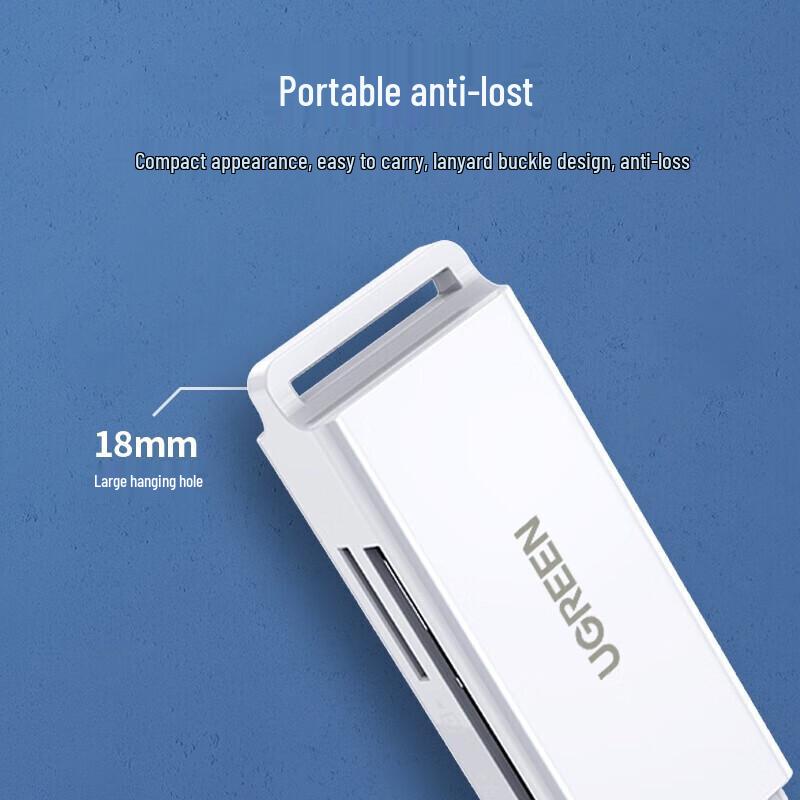 Ugreen USB 3.0 кард-ридер CM104 для карт TF/SD