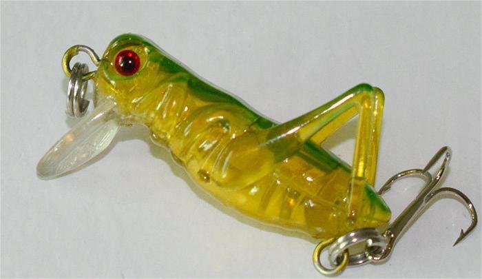Wobbler Grasshopper Grasshopper Cicada Fishing Bait Pike Zander 4Cm