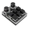 USB Mini 6 Key Keypad with 2 Knob Red Switch Programmable Custom Mini Macro One Handed One Handed Keypad Keypad for Game