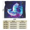 Unicorn Blanket: 50x60 Inches Soft Plush Fleece - Cozy Warmth Decorative Throw for Kids Girls Adults Sofa Bed Home Decor