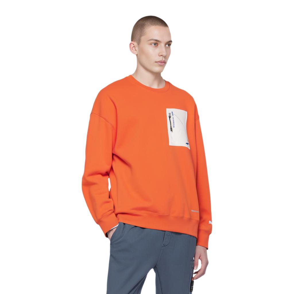 Puma X Roaringwild Карманный круглый вырез толстовка мужская толстовка оранжевый 532596-89