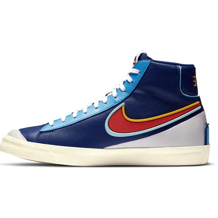 Nike Blazer Mid '77 Infinite D / MS / 'Deep Royal Blue Copa' (Unisex) Deep Royal Blue / Copa / University Gold / Chile Red Skate Shoes DA7233 400