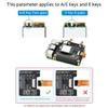 PCIe To M.2 E Key HAT+ Adapter Card Support For Pi 5 Expansion Board Various Wireless Cards Support WIFI5 Wifi6e