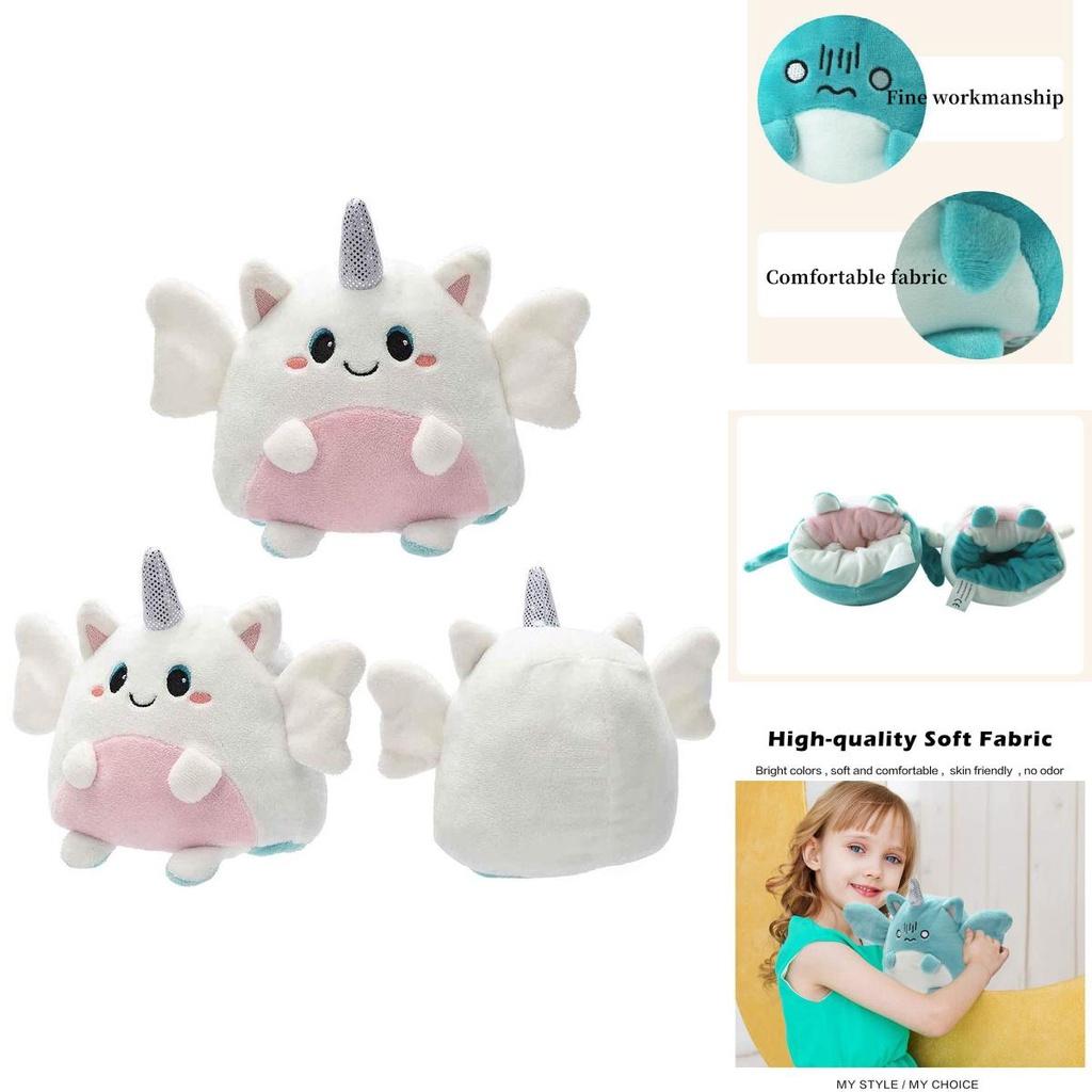 Squishmallows Двусторонний плюшевый игрушечный ангел, меняющий лицо