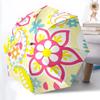 1pc Floral Mandala Automatic Opening/Closing Umbrella with Operation & Windproof Canopy Yy260311100