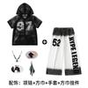 Kids Hip Hop Dance Outfit Set Boys Girls Streetwear Performance Costume With Accessories