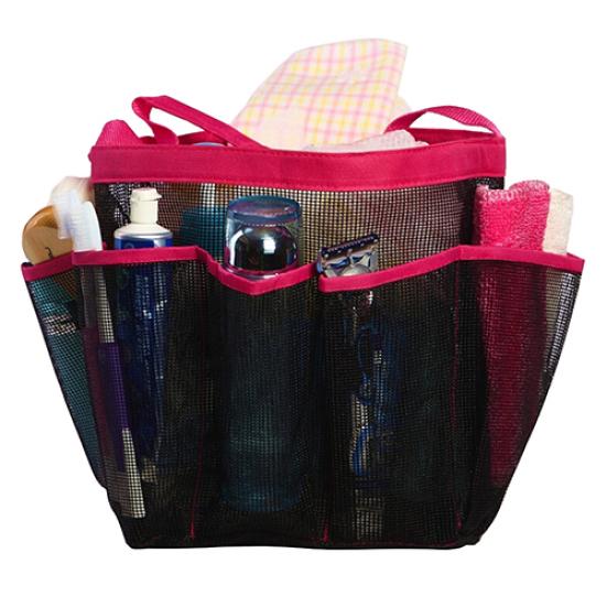 Сумка-органайзер с большими карманами для душа, подвесная сумка-органайзер для зеркала для ванной комнаты
