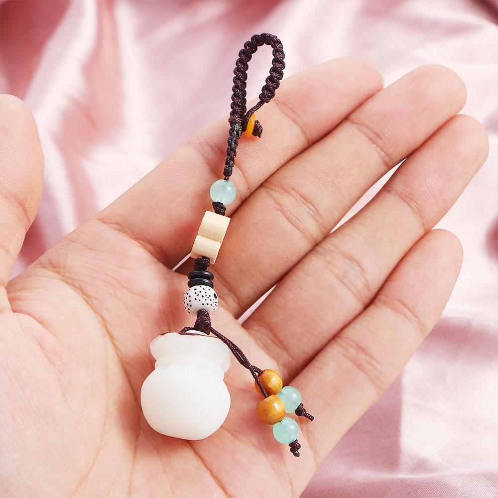 Phone Accessory Good Luck Fortune Wealth Charm Lanyards Mobile Rope Bag Pendant Phone Strap