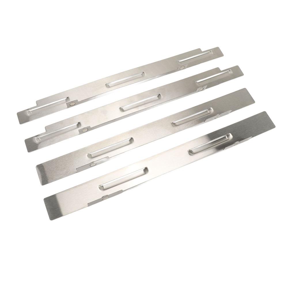 4 Pcs Stable Combustion Stainless Steel Wind Guard Wind Guard Shield Flat Top Griddle
