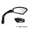 Bicycle Mirror 360 Degree Rotate MTB Road Bike Rearview Handlebar Mount Flexible Safety Cycling Back Mirror Folded Blind