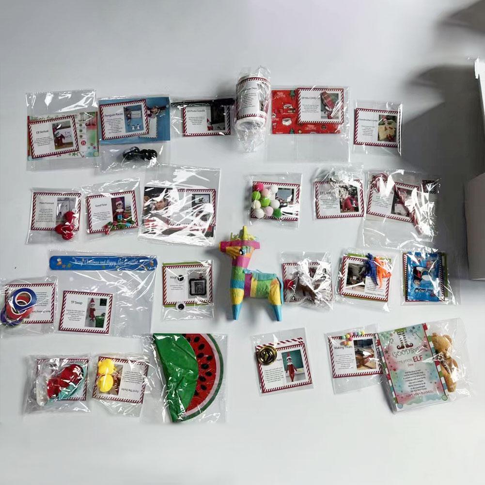 12/24 дня Рождественский календарь обратного отсчета драгоценных камней Рождественский Гринч Эльф комплект Рождественский Адвент календарь коробка подарок для детей Дети