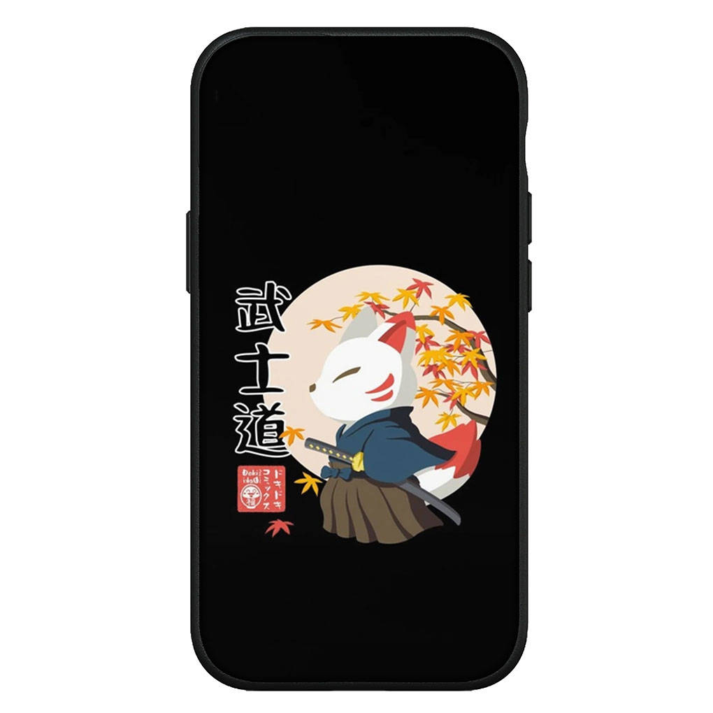 Чехол для iPhone 16 15 Xiaomi Redmi Note 14 13 12 11 Pro Max 16e Samsung Galaxy S25 S24 S23 Moto OPPO Huawei Ниндзя Бусидо Самурай Инь Ян Чехол для телефона