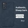 Чехол из натуральной овчины для Xiaomi Redmi Note 12 12S 12C 11 11S 10 10A 10C 9 9A 9C 9T A1 Plus Note13Pro Роскошная матовая задняя крышка