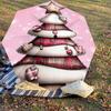 1PC Christmas tree Automatic Open/Close Umbrella Compact Folding Umbrella with 8-Rib Shaft lightweight esign, Highquality Fabric1218A