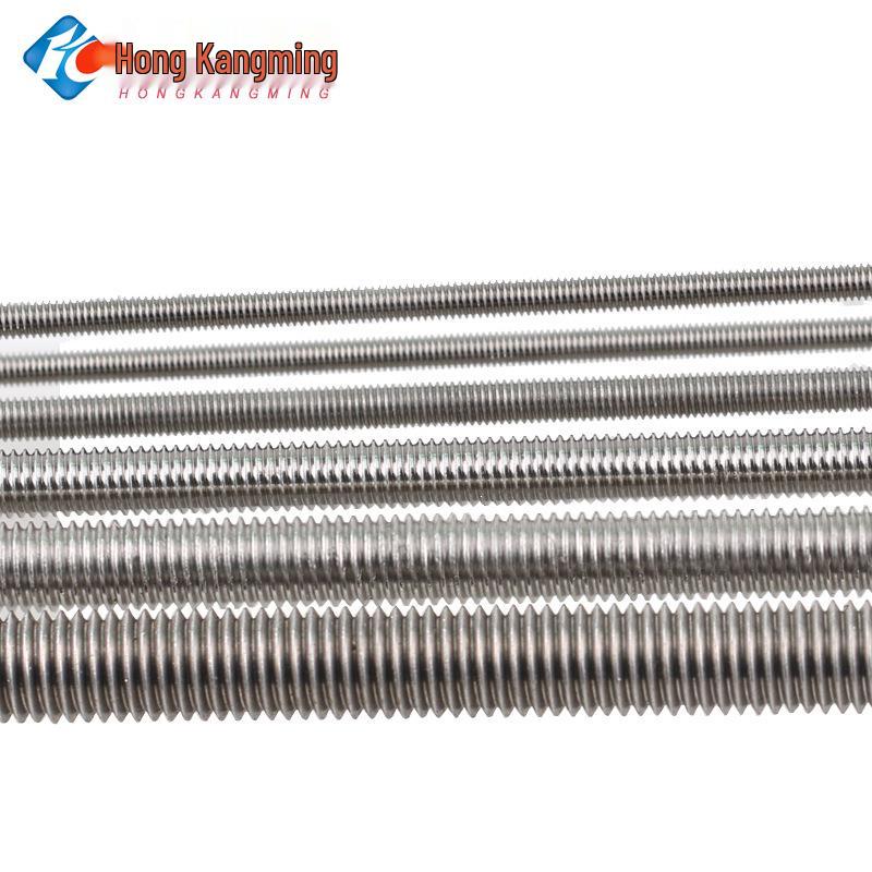 Stainless Steel Full Threaded Rod, 304 Long Tooth, 1 Meter, M3/M4/M5/M6/M8/M10/M12