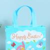 4 шт. пасхальная сумочка с портативной ручкой, красочное яйцо, кролик, нетканая ткань, сумка-тоут для покупок, подарочная сумка, подарок на фестиваль счастливой Пасхи