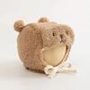 Cartoon Bear Baby Ear Protection Hat Winter Warm Lamb Wool Earmuff Cap for Infant Boy Girl Solid Color Cartoon Kids Beanie Caps