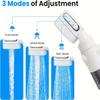Upgraded Portable Camping Shower Pump Rechargeable 4000mAh Digital Display Electric Shower Beach Dormitory with Hose And Hook