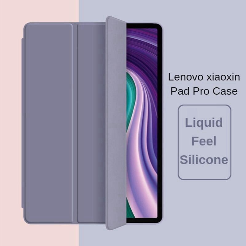Чехол для Lenovo Tab M11 Xiaoxin Pad Plus P11 pro Y700 M10 S10/K10C P11/12 Чехол для планшета Tab K9/10/11/12 12.7" Искусственная кожа Силикон ТПУ Задняя крышка