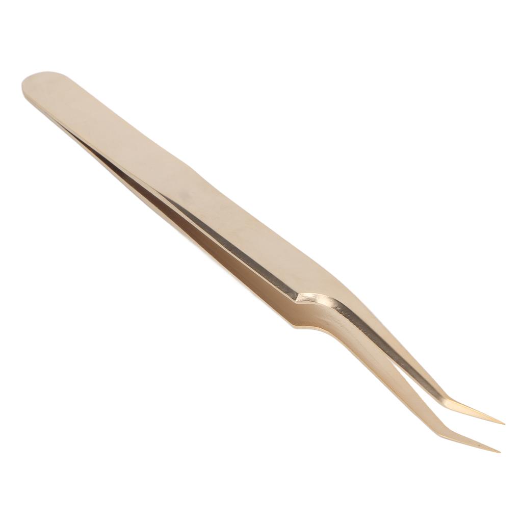 Пинцет для ресниц из нержавеющей стали, профессиональный пинцет для наращивания ресниц, применение для жемчуга для ногтей