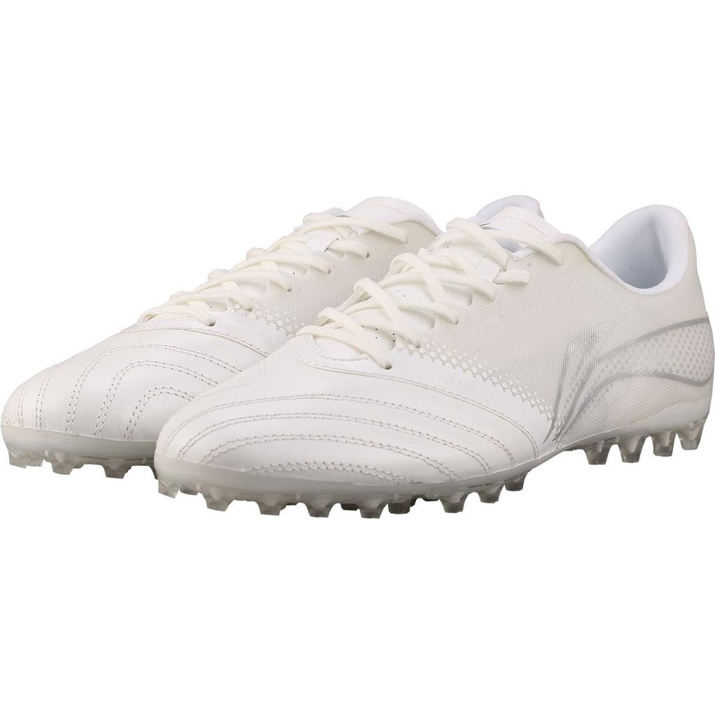 Футбольные бутсы Li Ning T2 Short Studded Grassland Shock Absorbing для мужчин Футбольные бутсы Белый Серебристый ASFS007-6