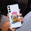 Милый чехол для телефона с совой и сердцами для влюбленных для Samsung Galaxy S26 S25 Edge S23 S24 Ultra S22 Plus S21 S20 FE Уникальная крышка Мягкий чехол Galax